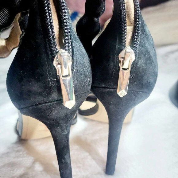 SAM EDELMAN Heel sandal Size 8.5 Color Black lightly used. - Picture 3 of 7